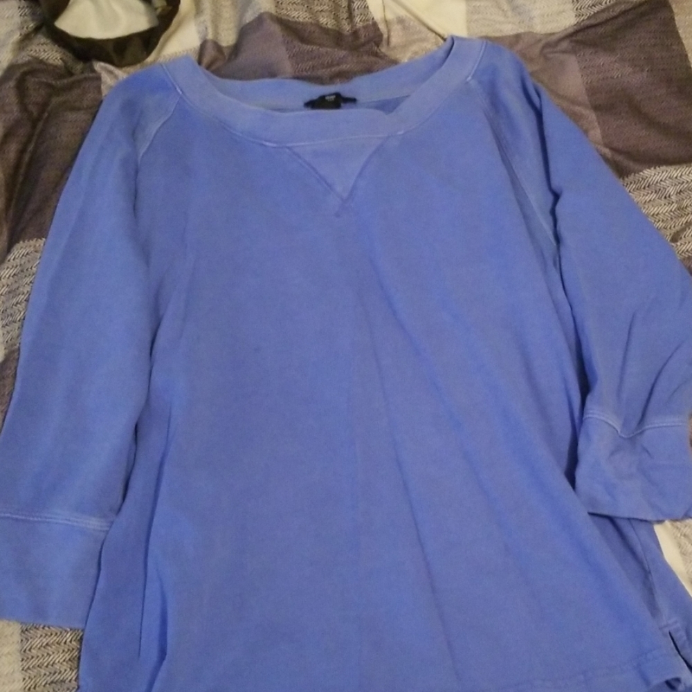 Blue thick shirt